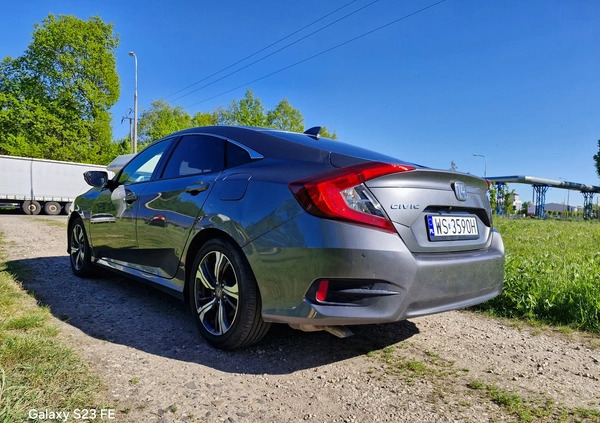 Honda Civic cena 79000 przebieg: 76700, rok produkcji 2020 z Siedlce małe 497